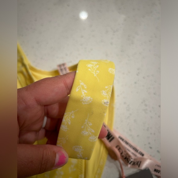 House of CB Yellow Floral Swim Briefs - Picture 5 of 8